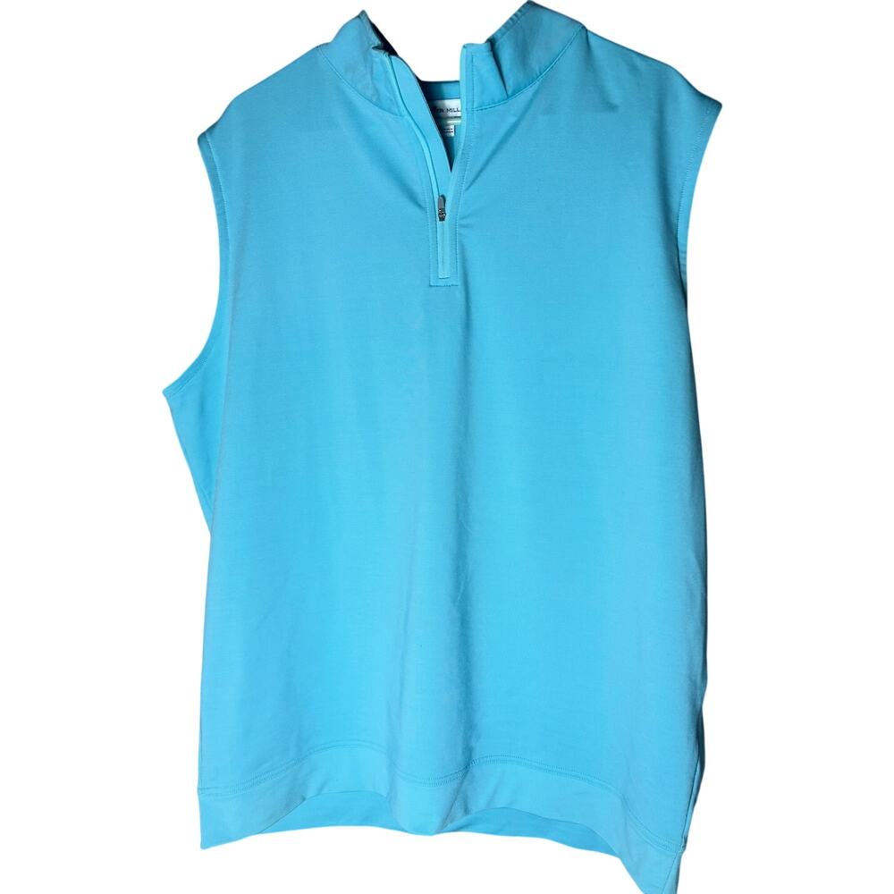 Peter Millar Crown Sport Galway performance quarter-zip vest XL